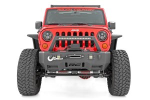Jeep Wrangler LED Headlights - Front - Rough Country - 7 Inch, DOT Approved, Projection - '07-'18